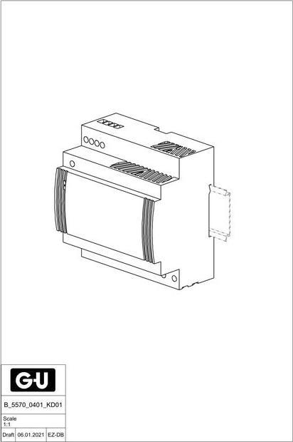Produktbild BKS Netzteil 24V DC, 4,2 A für Fluchttürtreibriegelschloss