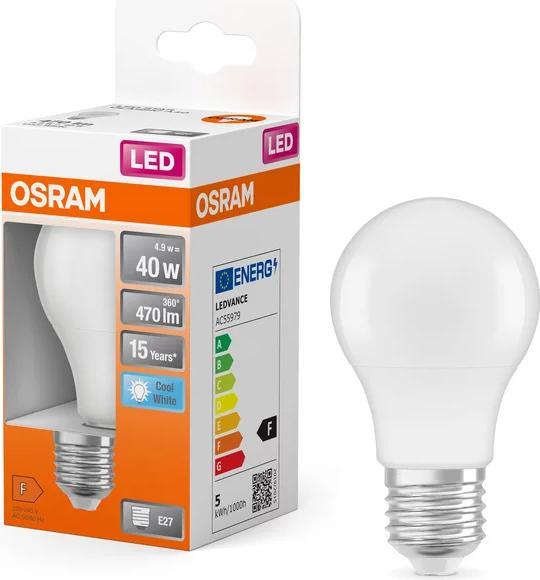 Produktbild Osram Led Star Classic A (E27, 5.50 W, 470 lm, 1 x, F)