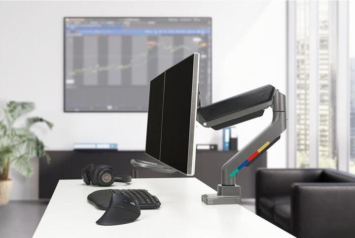 Actual product image Kensington SmartFit dual monitor arm, SmartFit dual (Table, 32.01")
