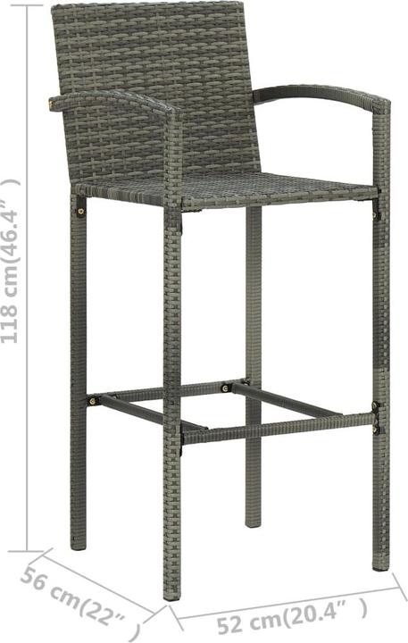 Produktbild vidaXL Garten-Bar Set