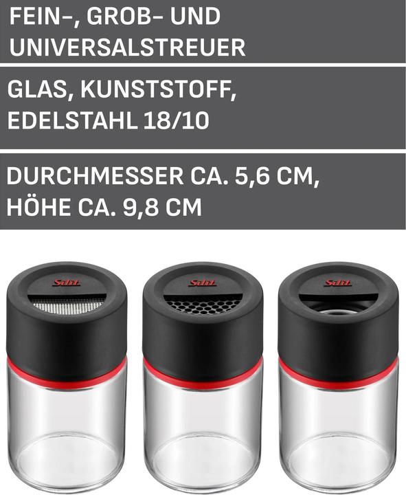 Image du produit Silit Batteur d'épices Storio 3 pièces (Herbes aromatiques)