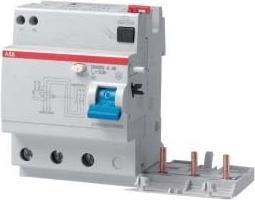 Produktbild ABB DDA203A-63/0,03 FI-Block fÃ¼r S203 3-polig Typ A 63A 30mA