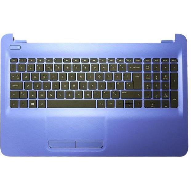 HP Keyboard (International), Notebook Ersatzteile, Blau, Schwarz
