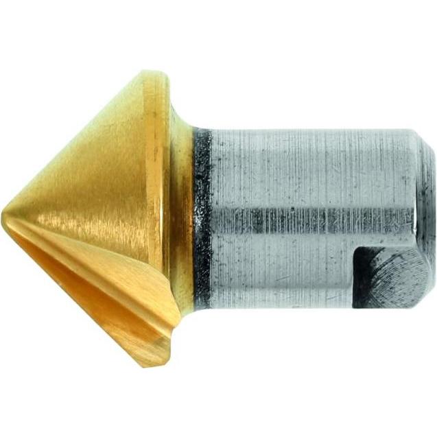 Noga, Raspel + Feile, Bohrungs-Entgratkopf 90° HSS TiN-beschichtet, TiN, Entgratkopf-⌀ 20 mm