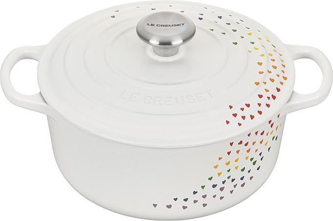 Le Creuset Tostapane rotondo Signature, 24 cm, Loving (24 cm, Pirofila + casseruola, Ghisa, Smalto)