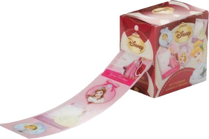 Produktbild Disney Princess Etiketten weihnachtliches Design 50erPack