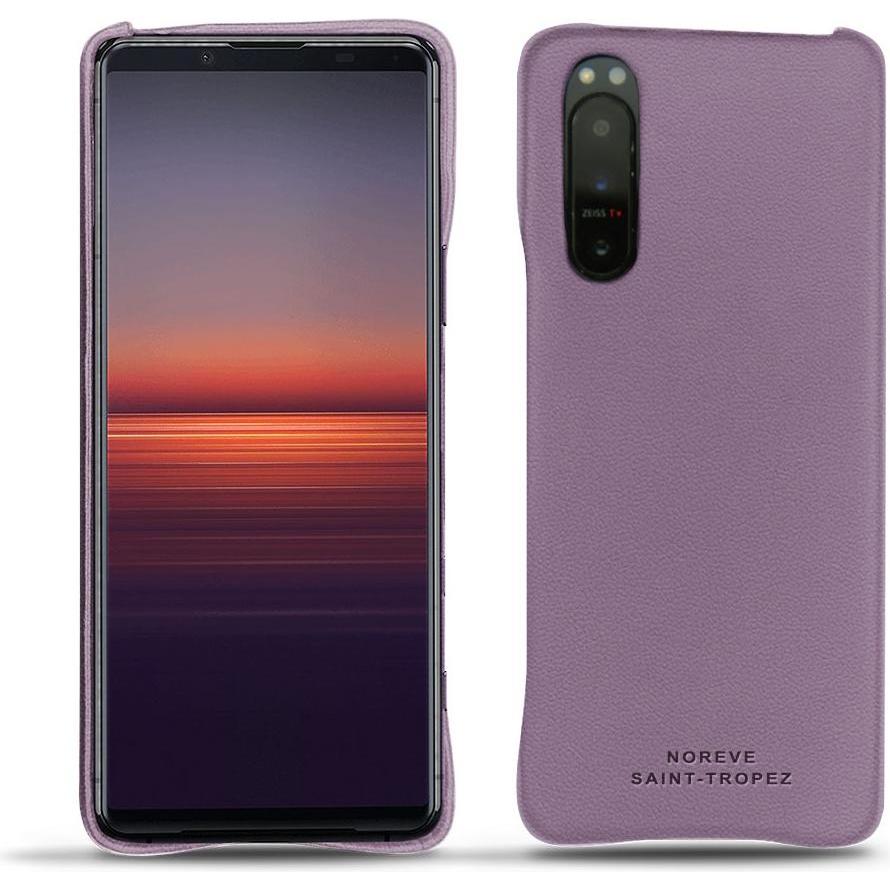 Noreve Lederschutzhülle (Sony Xperia 5 II), Smartphone Hülle, Violett