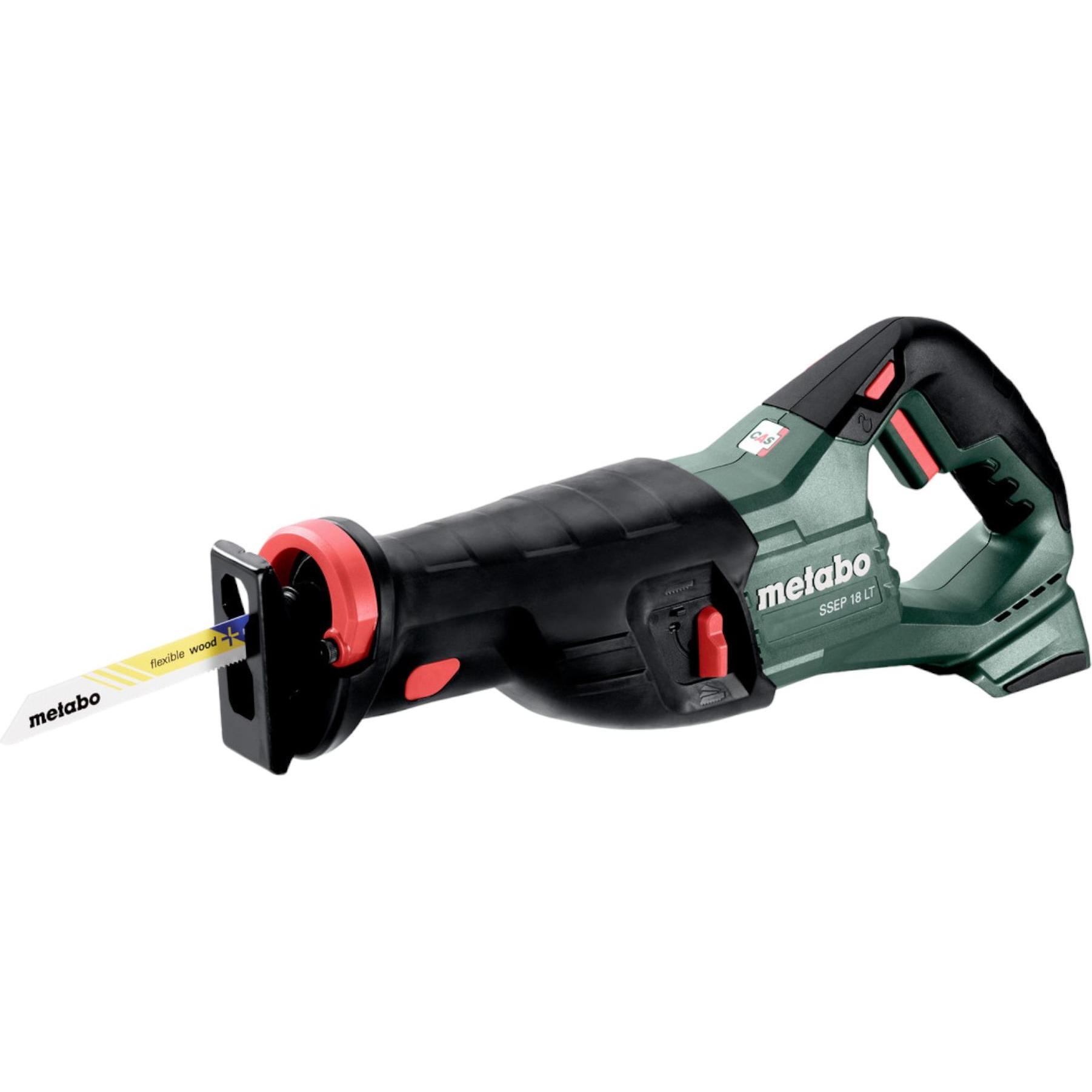 Metabo, Säbelsäge, SSEP 18 LT Akku Säbelsäge 18 V 32 mm + 1x LiHD Akku 10,0 Ah + Ladegerät + Metabox