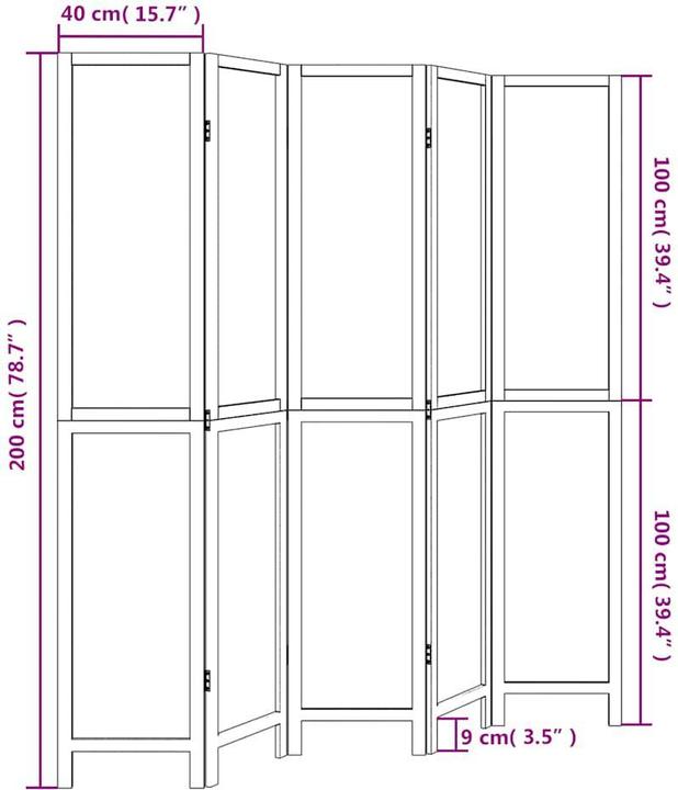 Image du produit vidaXL Paravent