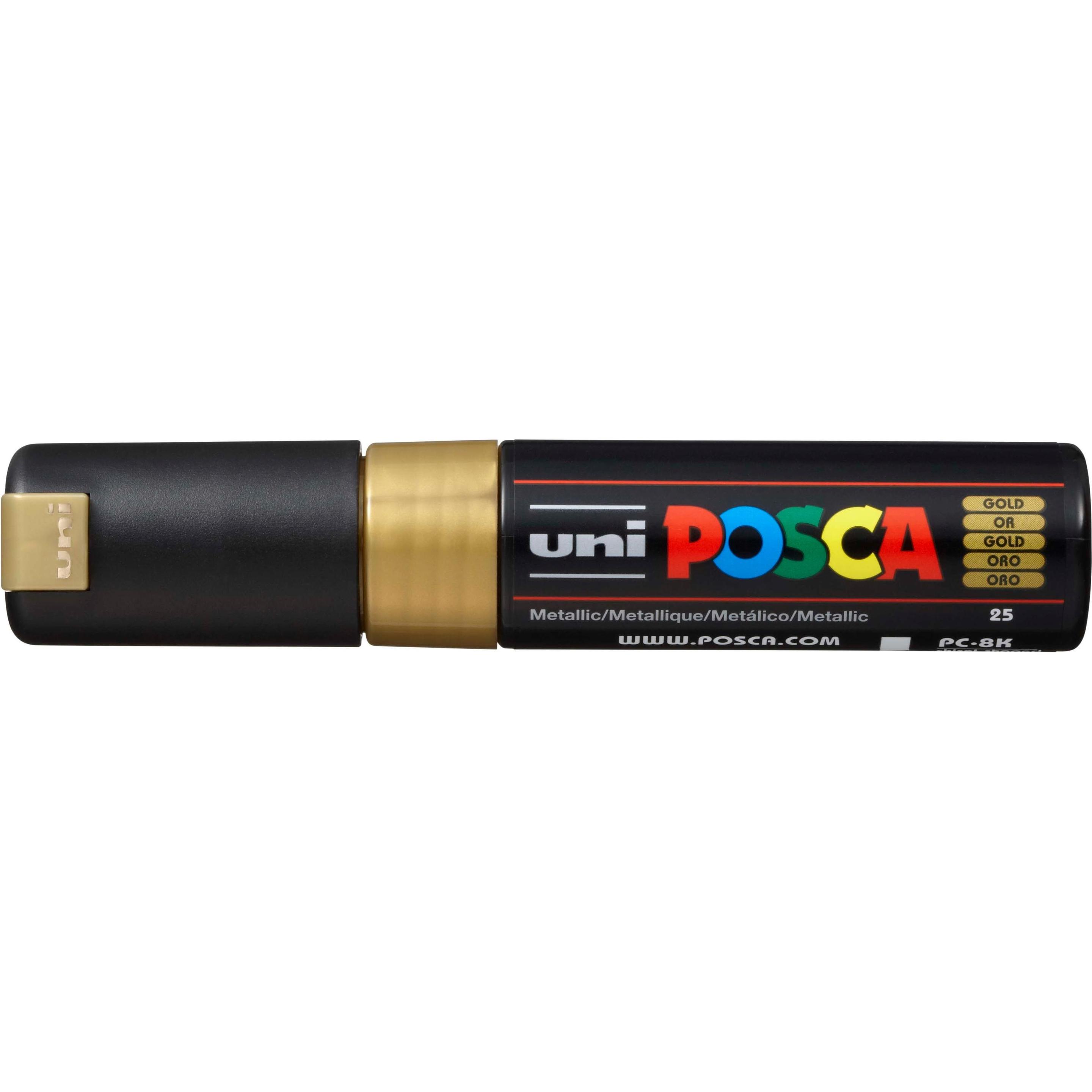 Posca, Marker, Marker PC-8K Keilspitze (Gold, 8 mm, 1 x)
