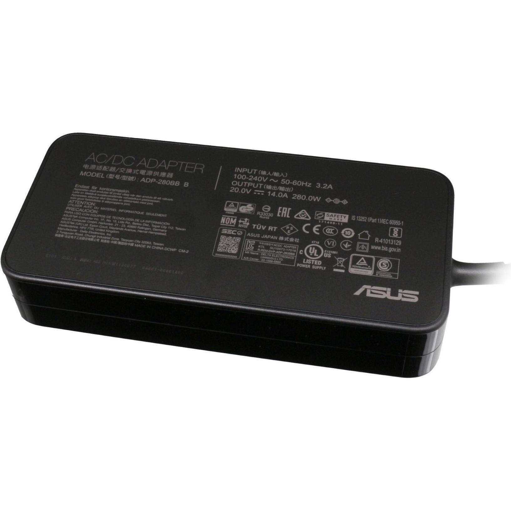 ASUS 0A001-00801000 (280 W), Notebook Netzteil, Schwarz