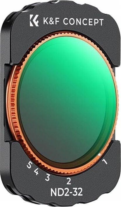 Image du produit K&F Concept Magnétique ND2-ND32, HD, revêtement vert antireflet, étanche et résistant aux rayures sur une face