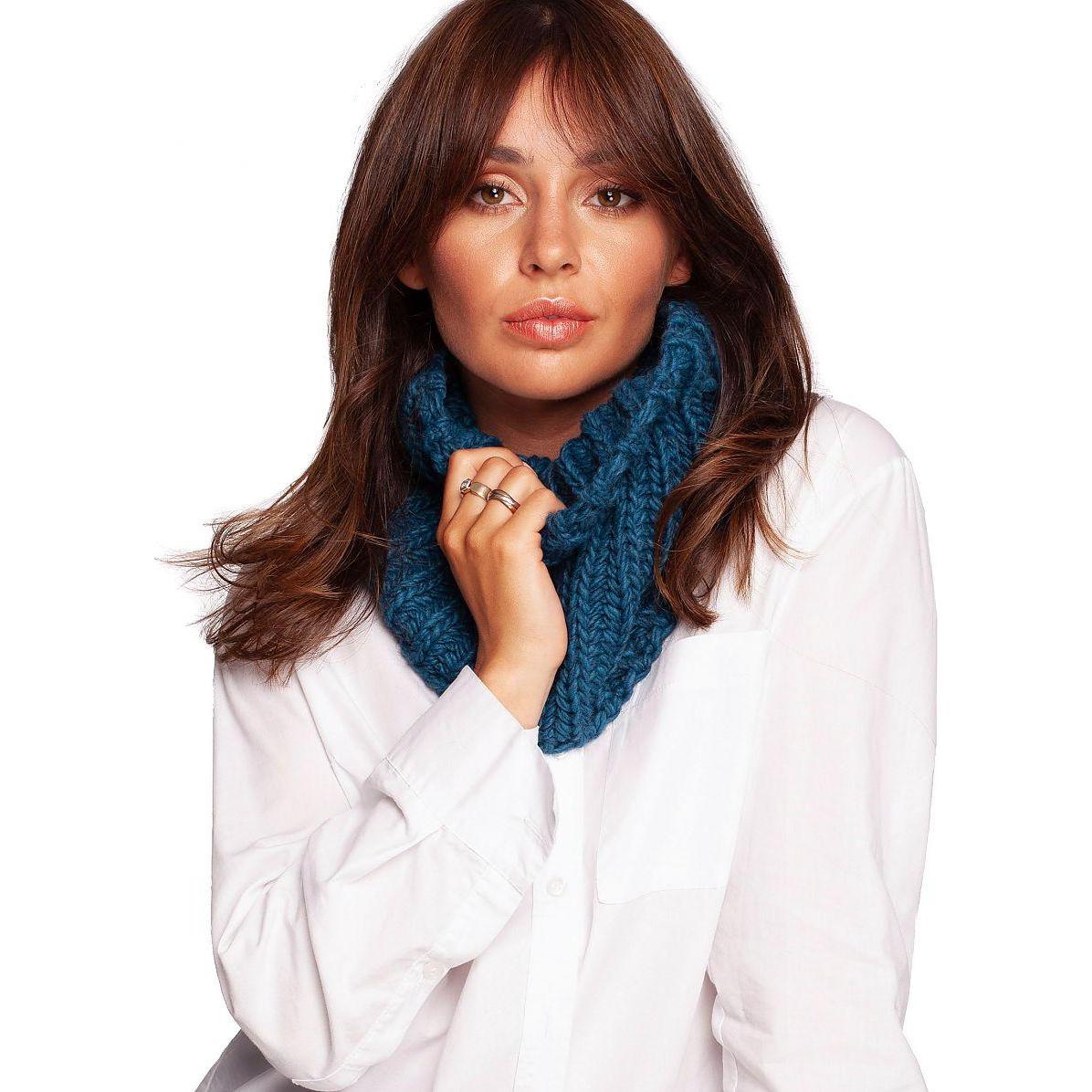 BE Knit, Schal, Schlauchschal, Blau