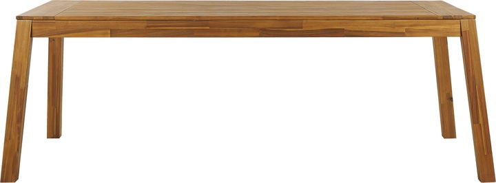 Produktbild Beliani Gartenmöbel Set Akazienholz hellbraun 6-Sitzer 5-teilig LIVORNO (225 cm)
