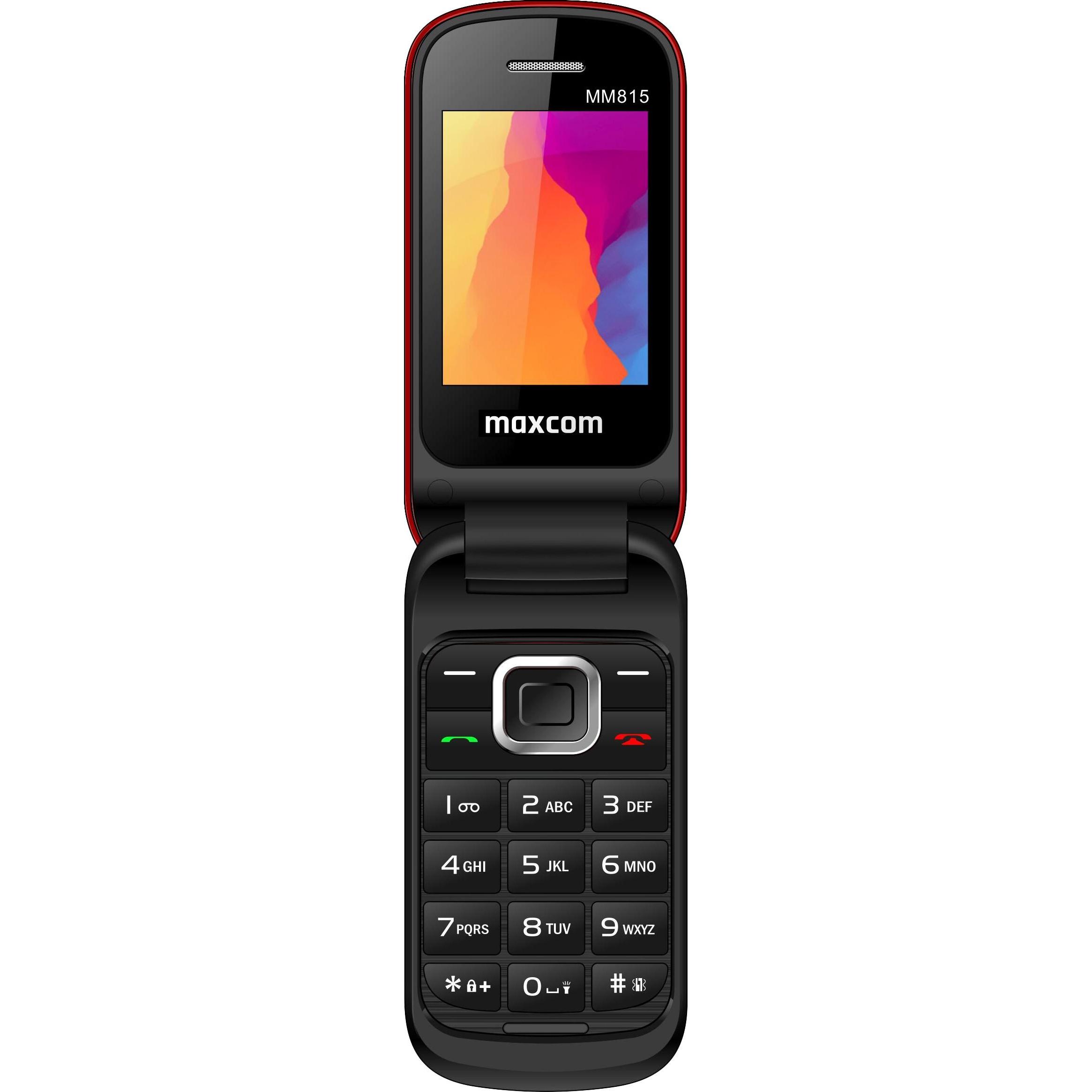 Maxcom MM815 (2.40", 0.30 Mpx, 2G), Tastenhandy, Rot