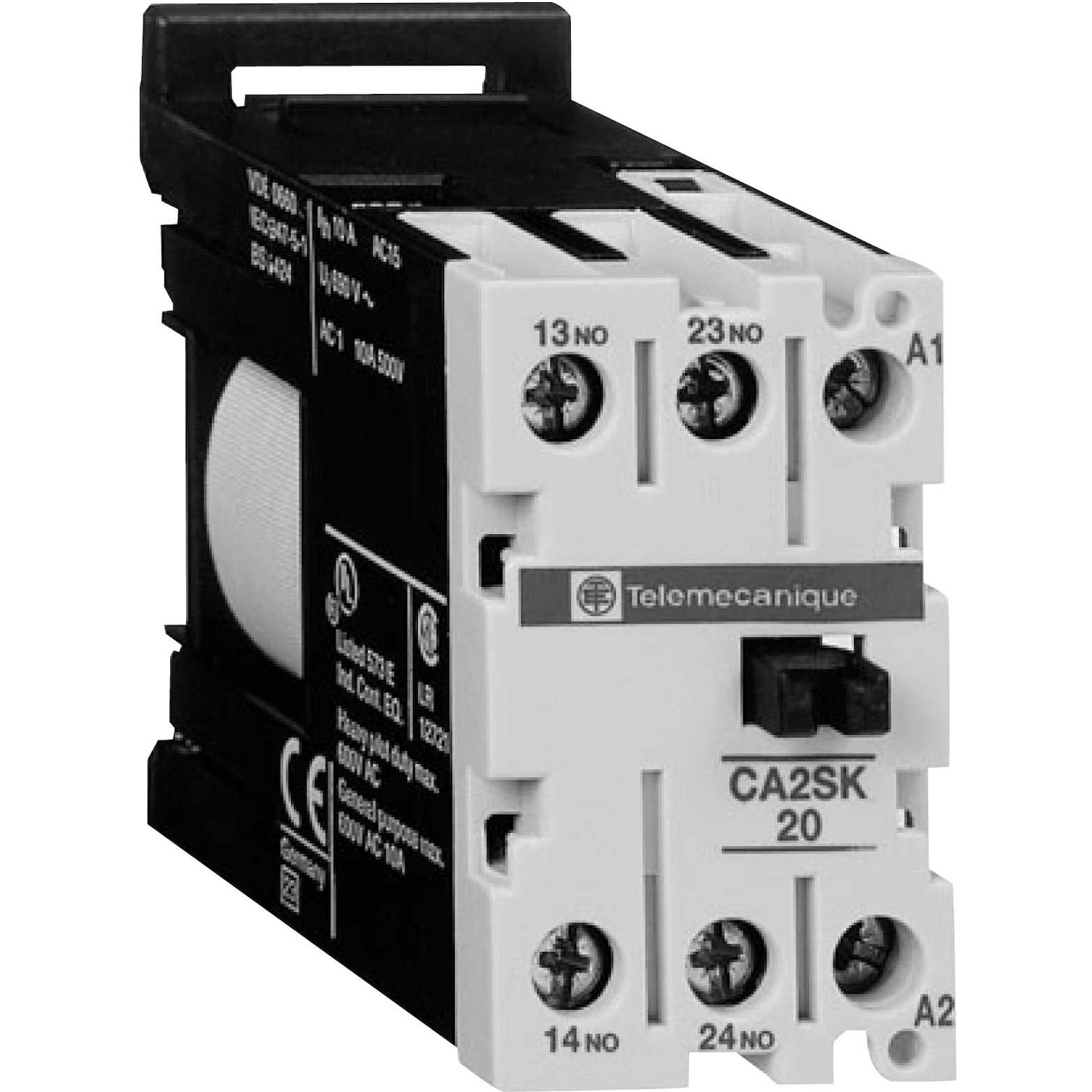 APC Schneider Electric TeSys SK control relay Leistungsrelais Schwarz, Relais
