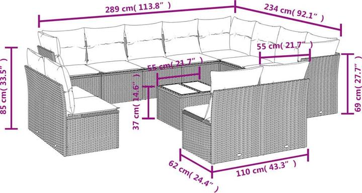 Produktbild vidaXL Clover
