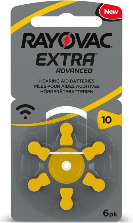 Actual product image Rayovac PR70/10A (6 pcs., PR70, 90 mAh)