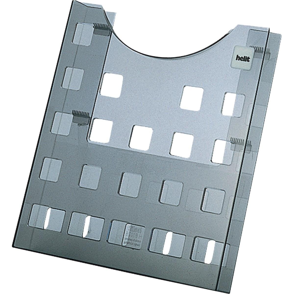 Thumbnail - Helit, Prospektständer, H6102508 - A4 - Polystyrene - Grau - Transparent - 1 Stück(e) - 240 mm - 40 mm (A4)