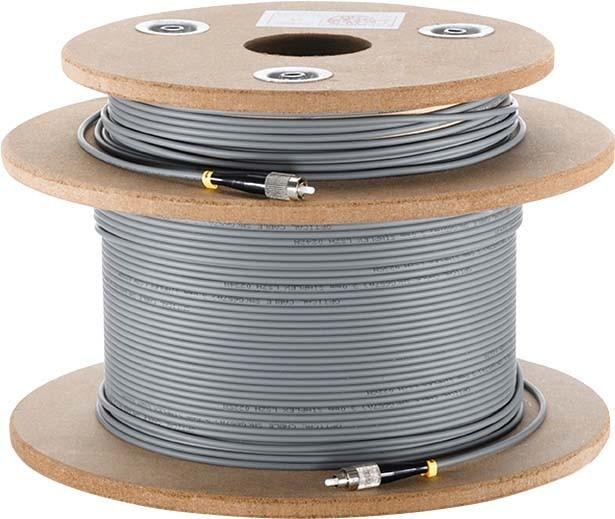 Actual product image WISI 74411 - 100 m - SC/PC - SC/PC - Male/Male - Black,Wood (S/UTP, CAT6, 100 m)