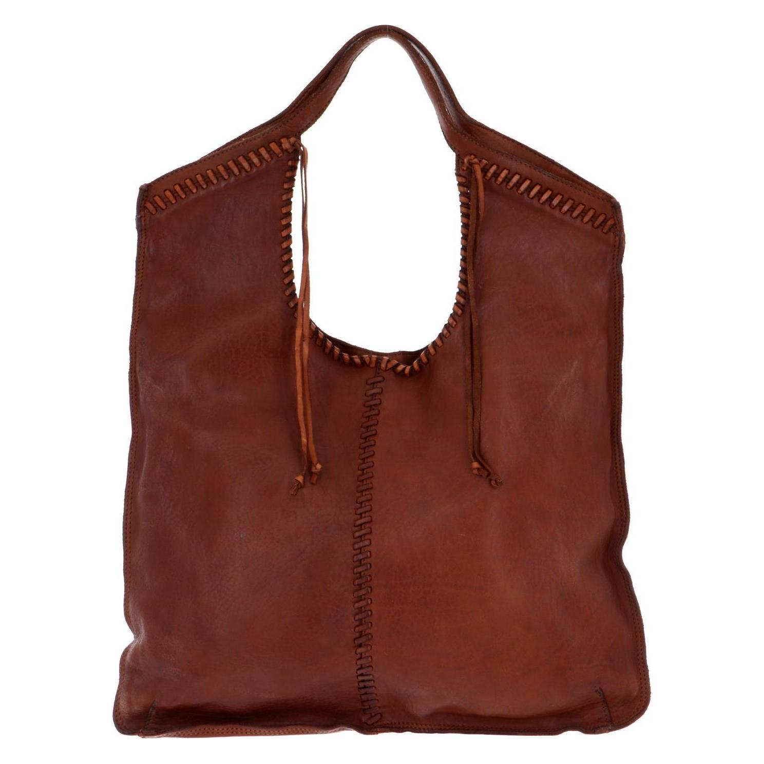 Campomaggi, Damen, Handtasche, Shopping Bag, Braun
