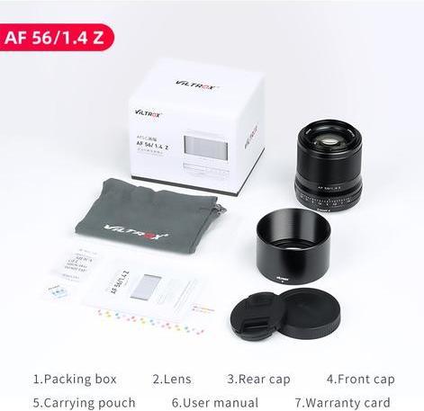 Produktbild Viltrox AF 56 mm F/1.4 Z (Nikon Z, APS-C / DX)