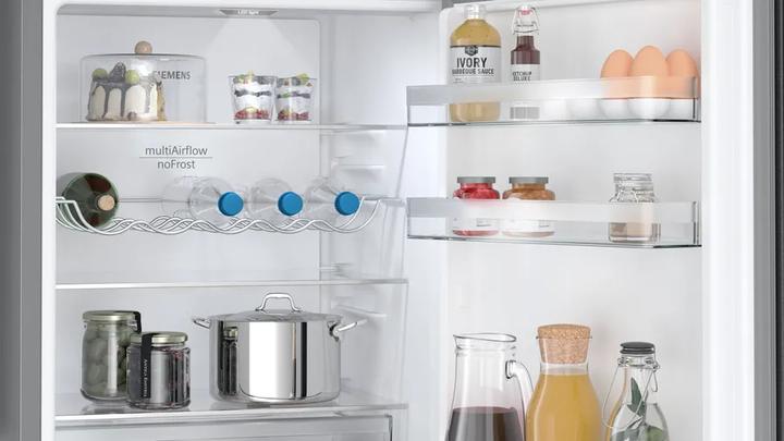 Actual product image Siemens iQ300, Free-standing fridge-freezer combination with bottom freezer compartment, 186 x 60 cm (321 l)