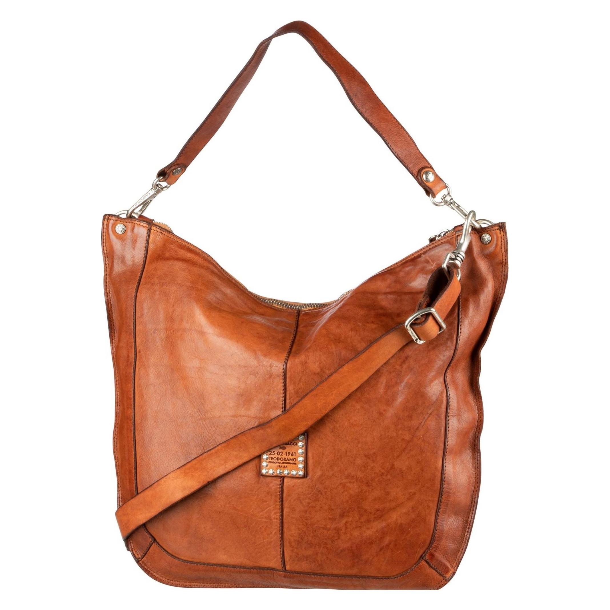 Campomaggi, Damen, Handtasche, Beuteltasche Meri C30540, Braun