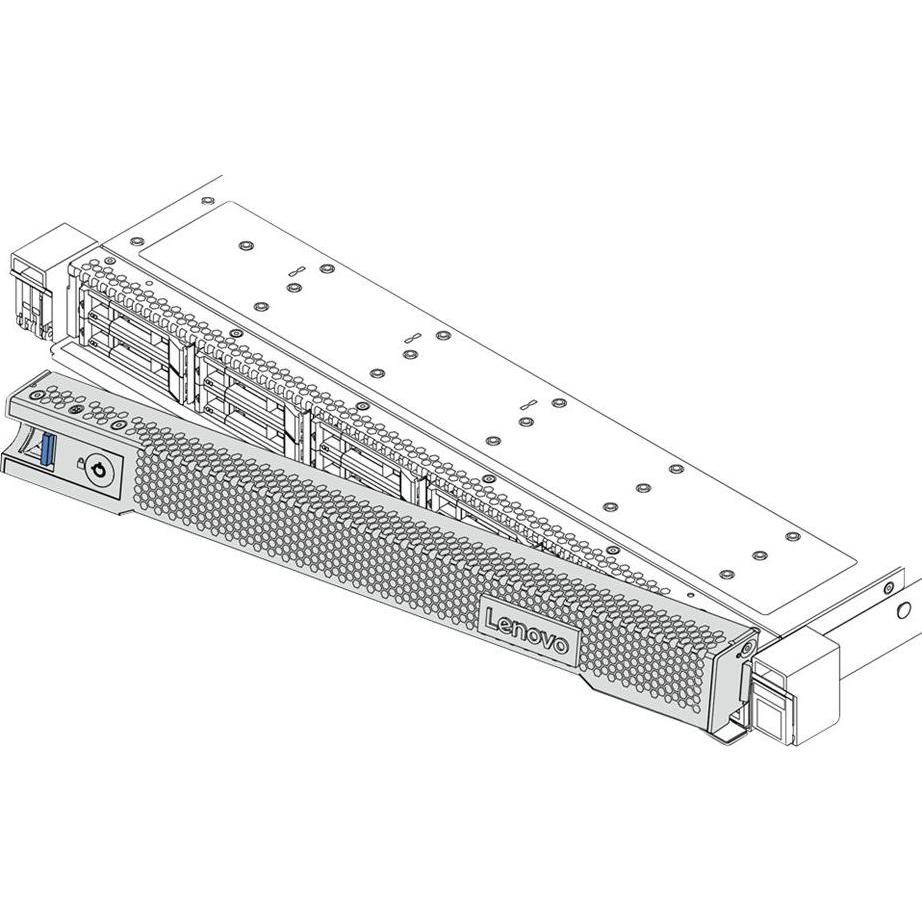 Lenovo ThinkSystem V2/V3 1U Security Bezel v2, Server Zubehör