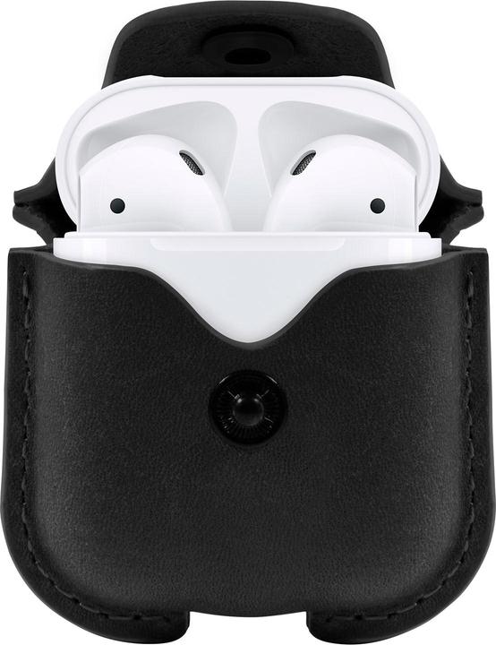 Image du produit TwelveSouth AirSnap Étui en cuir pour AirPods Noir (Sac pour écouteurs)