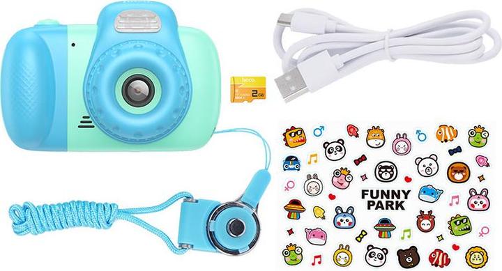 Produktbild Hoco Headphone with microphone digital kids camera DV201 blue