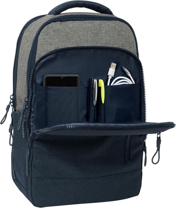 Produktbild Kappa Laptoptasche Dark Navi Grau Marineblau 29 x 44 x 15 cm
