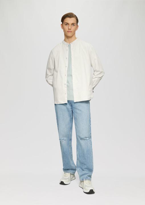 Actual product image S.Oliver Hemd Regular Fit: Gewaschenes Hemd mit Stickerei (XS)