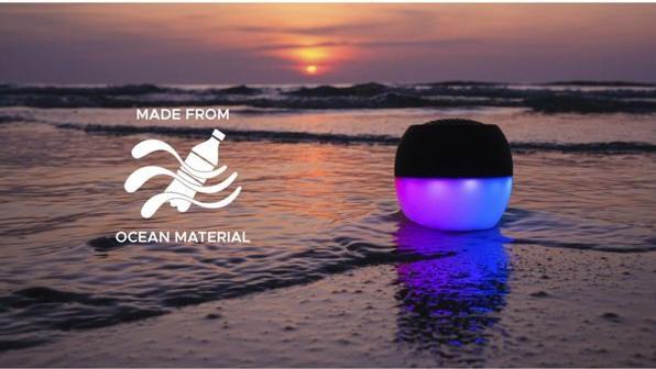 Produktbild Boompods Tide Round Speaker Soundflare Black (5 h, Akkubetrieb)