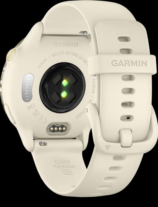 Produktbild Garmin vivoactive 6, GPS, Bone/Lunar Gold, WW (42.20 mm)