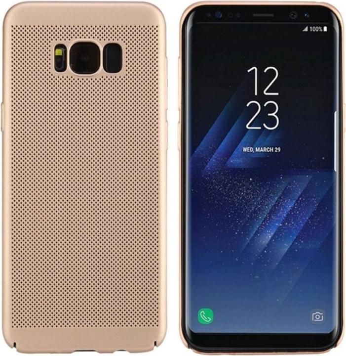 Produktbild König Design Handyhülle für Samsung Galaxy S8 Schutzcase Backcover Bumper Etuis Rahmen Gold (Samsung Galaxy S8+)