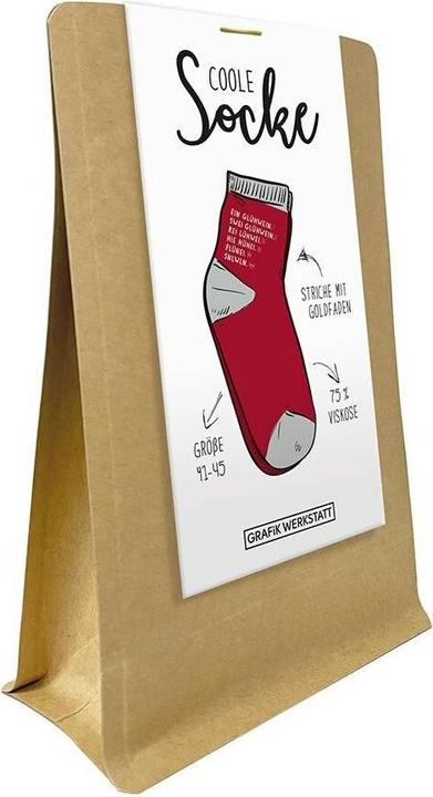 Actual product image Coole Socke Weihnachten, Glühwein (41 - 45)