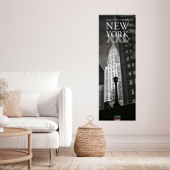 Produktbild New York XXL Kalender 2026 (34 x 98 cm, Deutsch)