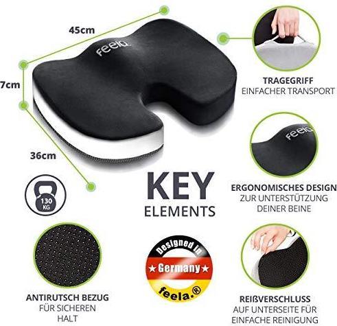 Image du produit Feela Coussin d'assise orthopédique (45 x 33.5 cm)