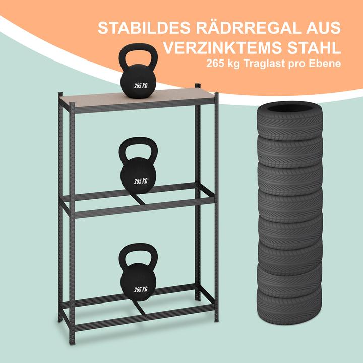Actual product image Relaxdays Tyre rack