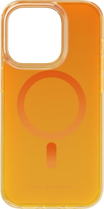 Actual product image iDeal Of Sweden Magsafe Designer Hard-Cover Orange Spritz clear (Apple iPhone 14 Pro)