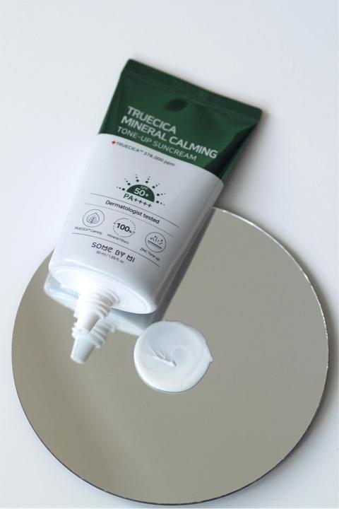 Actual product image Some By Mi Truecica Mineral Calming Suncream Face Cream With Sunscreen Spf50+ Pa++++ 50Ml (Sun cream face, SPF 50+, 50 ml)