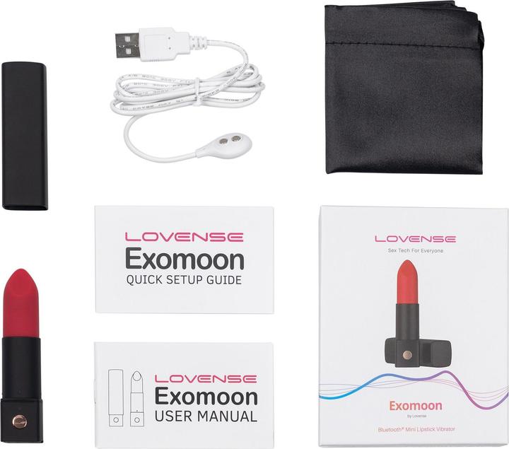 Actual product image Lovense Exomoon Lippenstift-Vibrator
