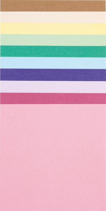 Image du produit Folia Dépliants pastel multicolores 100 feuilles (70 g/m², 100x)