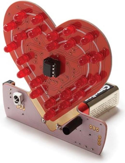 Actual product image Whadda Flashing Heart