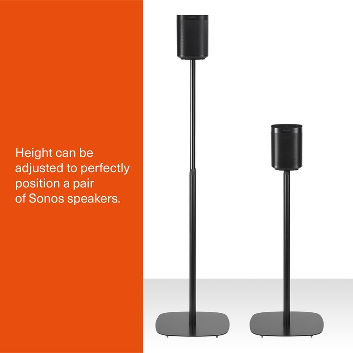 Produktbild Mountson MS14BX2 - Ständer verstellbar für Sonos One (Ständer, Höhenverstellbar)