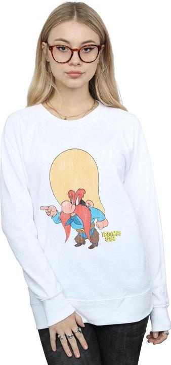 Actual product image Looney Tunes Womens/Ladies Yosemite Sam Distressed Sweatshirt (XXL)
