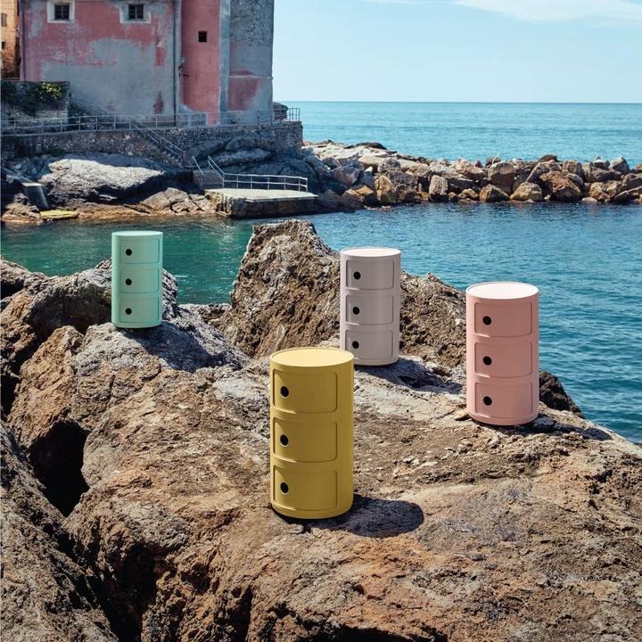 Image du produit Kartell Meubles de conteneurs biologiques Componibili (32 x 32 x 58,5 cm)