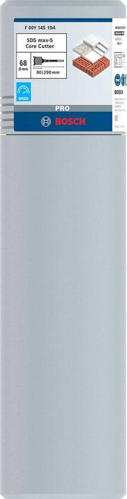 Actual product image Bosch Professional Zubehör PRO SDS max-5 Core Cutter, one-piece, 68 x 80 x 160 mm (68 mm)