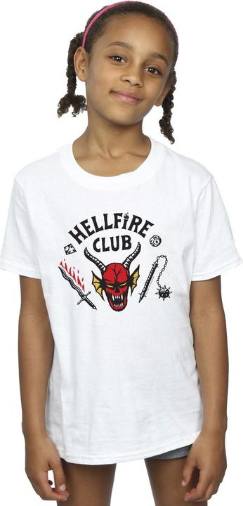 Produktbild Netflix Stranger Things Hellfire Club TShirt Mädchen (140, 146)